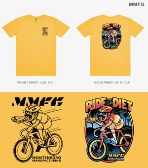 Ride or Diet t-shirt Pre-order