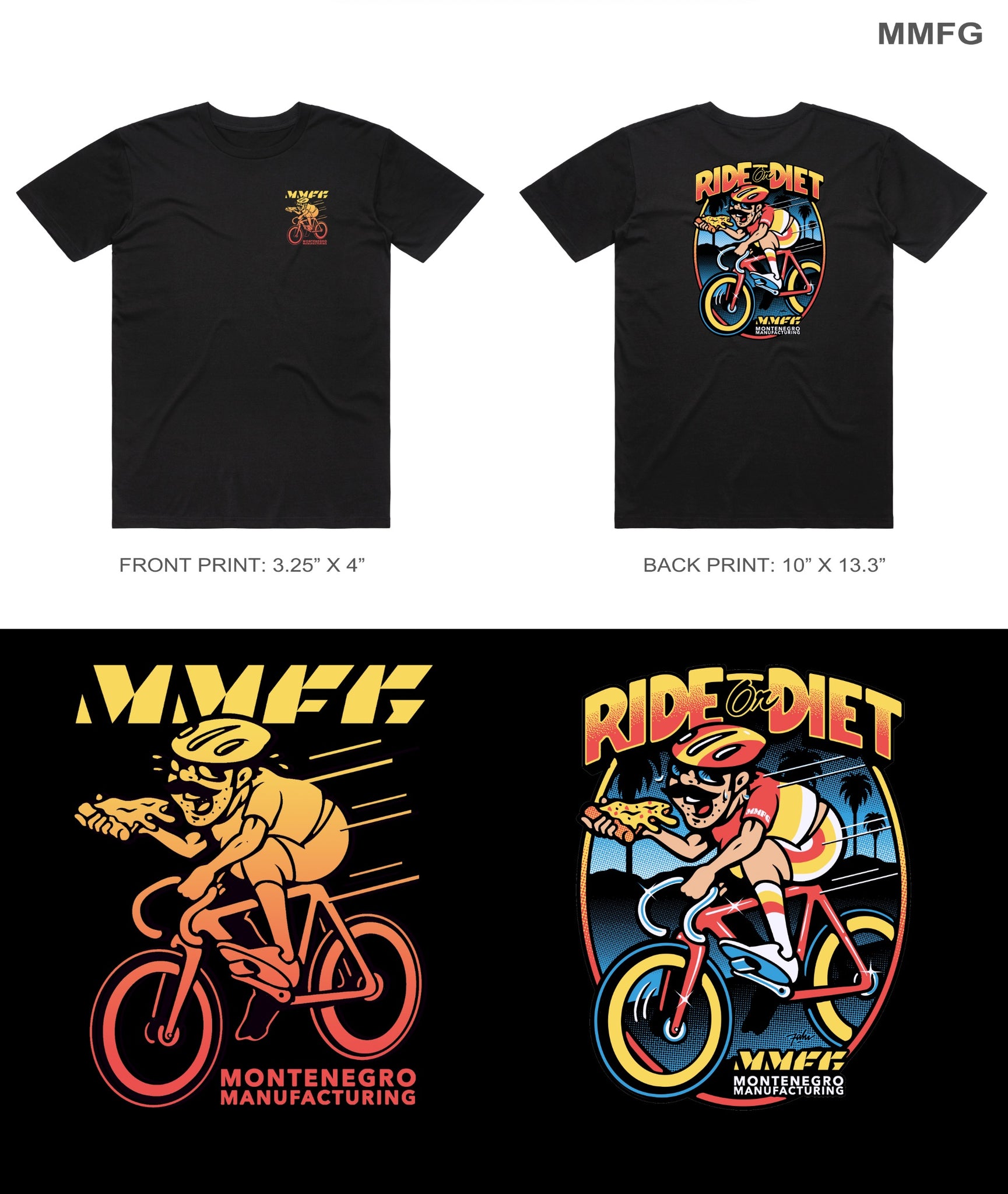 Ride or Diet t-shirt Pre-order